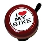 I Love My Bike Bicycle Ring Bell, Dome 2 Dia.