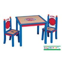 3pcs Detroit Pistons Kid's Table and Chair Set