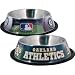 NEW! 32oz Oakland Athletics Stainless Steel Pet Bowl