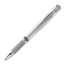 uni-ball Impact Stick Bold Point Gel Pens, 12 Silver Ink Pens (60658)
