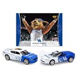 Kentucky Wildcats 1:64 2007 Home & Road Dodge Charger/Corvette 2 Pack with Card