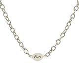 Single Word Charm Necklace
