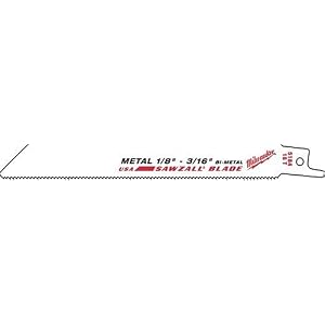 Milwaukee 48-01-6186 Super Sawzall Blade 24 Teeth per Inch 6-Inch Length by Milwaukee