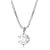 K18 �z���C�g�S�[���h 1���΃_�C�������h�l�b�N���X 0.200ct �S����Ίw����\�[�e�B���O�t�� PN16-00009-ST