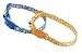 Coastal 12 inch Daisy Blue 3/8 Adjustable Breakaway Collar