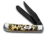 Best sale price for CASE XX Yellowhorse Autumn Leaves Antique Bone Native Steel Tiny Trapper 1/1 Pocket Knife Knives. Free Shipping.