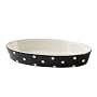 Spode Baking Days Oval Dish 11inch - Black