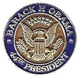 Barack Obama 44th President lapel pin/hat tac #2