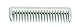 Equi-Essentials Aluminum Pulling Comb