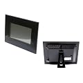 iTALKonline BLACK ORANGE 7" 7 inch LED Digital Photo Frame Table Mount and Wall Mount Supports SD, SDMC, MMC Memory Cards and UBD Drives