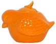 Stoneware Pottery Melon Bird Sugar Bowl 3" x 3.75", 8oz Set of 2