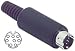 8 Pin Mini DIN Plug