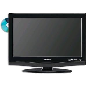 Sharp LC 19DV27U - 19" LCD TV with built-in DVD player - widescreen - 720p - black
