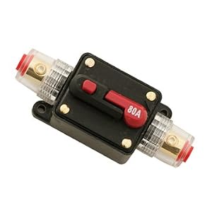 Absolute ICB200-02 200 Amp Inline Circuit Breaker 2 Ohm by 