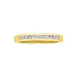 14K Yellow Gold 1/3 ct. Princess Cut Diamond Anniversary Band