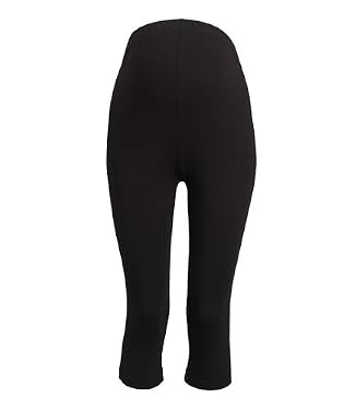 Maternity Black Cropped Leggings