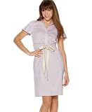 BCBG MAX AZRIA - BCBGMAXAZRIA Stretch Poplin Dress with Tie