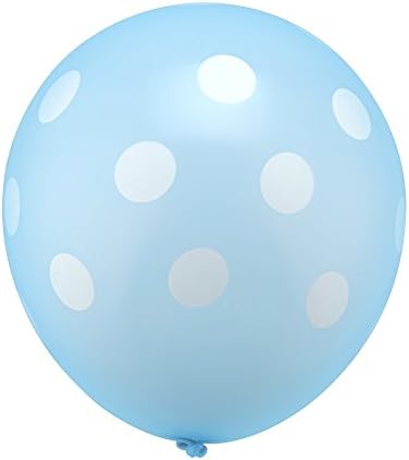 12 inch Latex Polka Dot Balloon Light Blue 50pcs/set Boy Girl Party Activity Campaign Events Celebrations Promotions Balloons