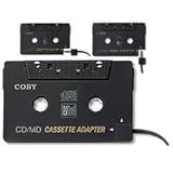 Coby Dual Position Cd/md/mp3 Cassette Adapter Ca-747