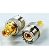 Koax Koaxial Antenne-Adapter UHF-/PL-259-Kupplung Buchse SMA-Stecker