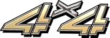 2010 F150 Full Color 4x4 Truck Decals in Gold