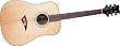 Dean Tradition Acoustic Guitar, Exotic Mapa Burl