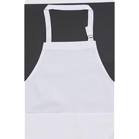 Rushbrookes Traditional Plains Adults White Apron