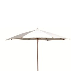 Siena Garden 104052 Teaklook-Marktschirm Bezug natur Holzgestell in Teakoptik � 350 cm