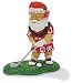 Hawaiian Christmas Tropical Ornament Golfing Santa