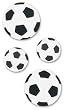 Jolee's Leatherette Stickers - Soccer Balls