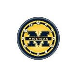 Michigan Wolverines NCAA Round Wall Clock