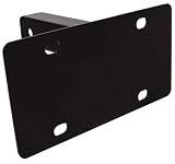 Curt 2 Front Receiver Hitch Accessory License Plate Holder (fits 2 Hitch)