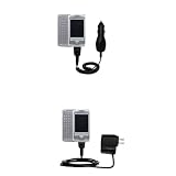 Essential Kit for the Cingular 8125 - includes Car and Wall Charger with Rapid Charge Technology - Gomadic Brand w/ TipExchange Technology
