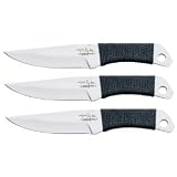 Cord Grip Thrower Triple Set, 3.13 in. Blade, Nylon Sheath