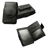 Optimum Black Pouch/wallet For Motorola, Samsung, Sanyo, LG, Nokia, (105*57*19MM)