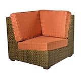 Woodard 960058T-33W-SLF Domino Corner Outdoor Lounge Chair,