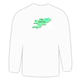 Long Sleeve T-shirt with map, kyrgyzstan, geograpy
