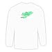 Long Sleeve T-shirt with map, kyrgyzstan, geograpy