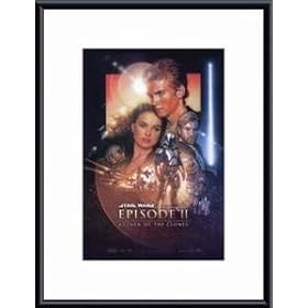 Star Wars: Episode 2--Attack of the Clones, Art Poster by Unknown Artist, with Metal Frame, poster size: 11" x 17"
