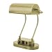 Verilux Princetonâ¢ Antique Brass Finish Data-Port Desk Lamp
