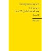 Interpretationen: Dramen des 20. Jahrhunderts: 19 Beitr�ge: BD 1