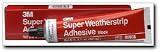 3M 08008 Black Super Weatherstrip Adhesive Tube - 5 oz.