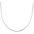 Sterling Silver 1mm Box Chain Necklace, 24