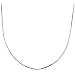 Sterling Silver 1mm Box Chain Necklace, 24