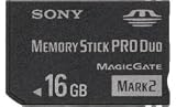 Sony MSMT16G 16GB Memory Stick PRO Duo (Mark2) Media