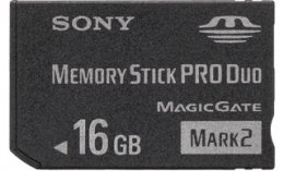 Sony MSMT16G 16GB Memory Stick PRO Duo (Mark2) Media