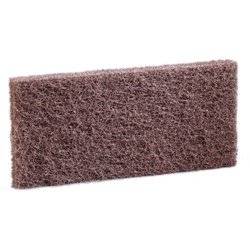 3M CORPORATION 3M Brown Scrubn Strip Pad for Doodlebug Cleaning System