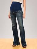 A Pea in the Pod Collection: True Religion Joey Secret Fit Belly(tm) 5 Pocket Fit And Flare Maternity Jeans