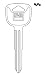 Hy-ko Kia Sephia Key Blank Ez#kk3 Image