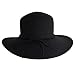 31AWhbS29pL. AA75  BLACK FLOPPY WIDE BRIM HAT WITH TWISTED TASSEL